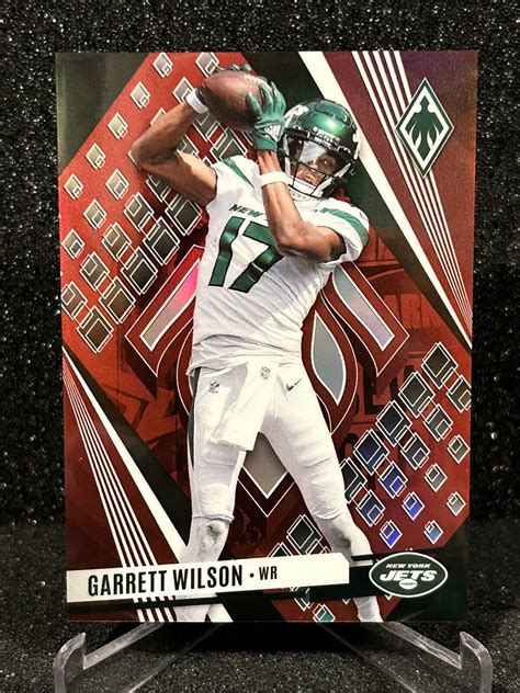 2023 Panini Phoenix Garrett Wilson Red Seismic New York Jets 199 EBay