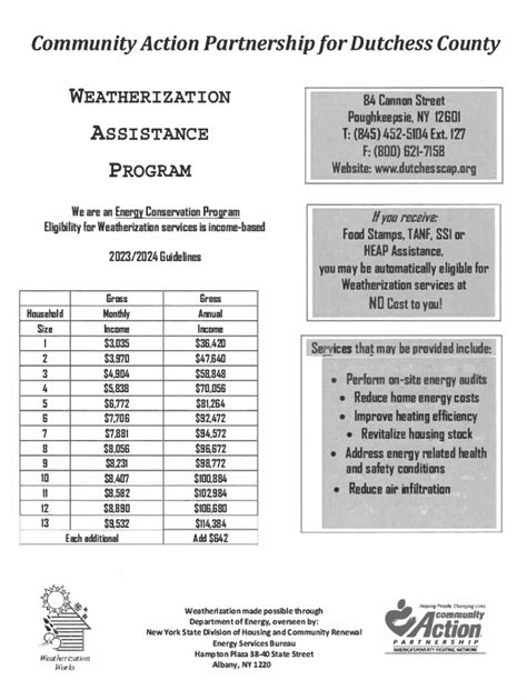 Fillable Online Weatherization Assistance Program We Do Fax Email