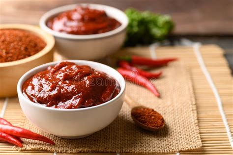 Korean Gochujang Red Chili Paste Stock Photo Image Of Asian Food