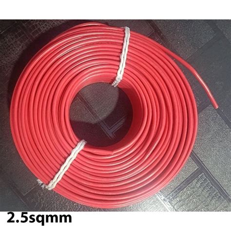 2 5sqmm Sky Safe Red FR PVC Insulated Flexible Wire At Rs 2162 Roll