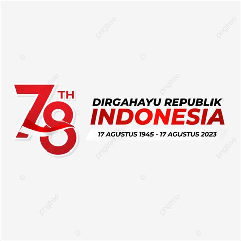 Greeting Card Of Hut Ri 2023 Or Indonesia Independence Day 17 August 1945 Vector Hut Ri 2023