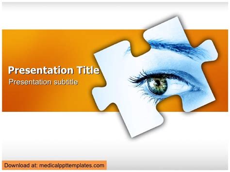 Corneal Edema Powerpoint Template