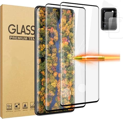 [2 2pack] Galaxy S20 Ultra Screen Protector With Camera