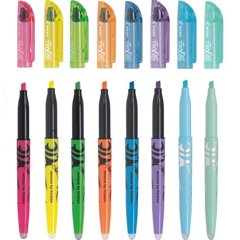 Pilot Frixion Light Soft Pastel Erasable Highlighter Set Of 8 Assorted