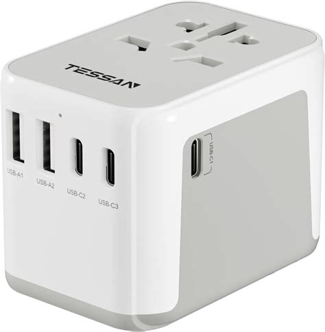 TESSAN Adapter podróżny na całym świecie uniwersalny adapter podróżny