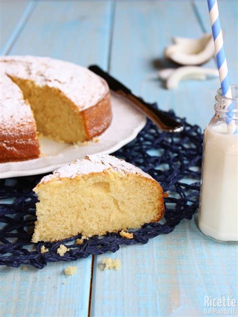 Torta Al Latte Di Cocco Soffice Ricettedalmondo It