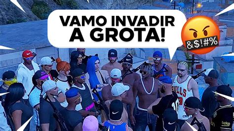 INVADIMOS A GROTA Minha primeira invasão de favela Park Tiffany GTA