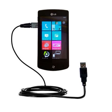 Classic Straight Usb Cable Suitable For The Lg C900 With Power Hot Sync And Charge Capabilities