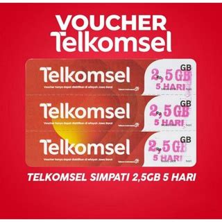 Jual Voucher Data Simpati Telkomsel Gb Hari Shopee Indonesia