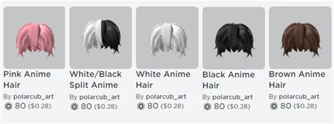 The Best Brown Anime Hair Roblox Id Code