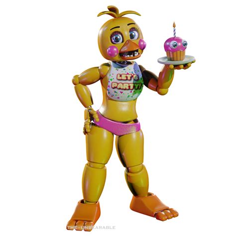 Toy Chica Character Render By Theunbearable101 On Deviantart