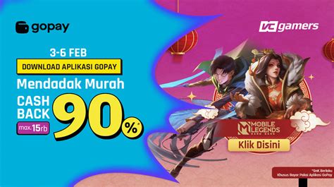 Ada Cashback Hingga 90 Persen Yuk Top Up Diamond MLBB Di VCGamers KD