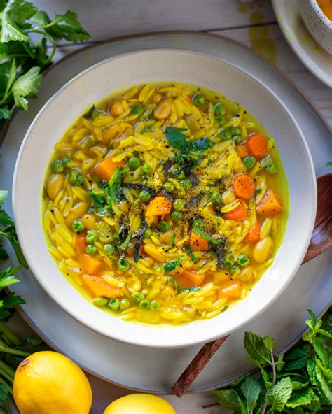 Lemon Orzo Soup BetterFoodGuru