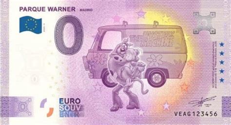 Scooby Doo banknot Esouvenir Banknoty pamiątkowe 0 Euro