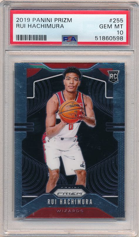 八村塁 NBA 2019 20 Panini Prizm RC Rookie ルーキー プリズム PSA 10 完璧 Rui