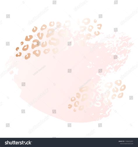 Golden Pink Blank Nude Art Frames Stock Vector Royalty Free 1336655201 Shutterstock