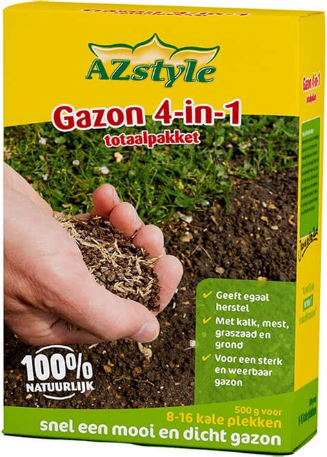 ECOstyle Gazon 4 In 1 Totaalpakket Met Graszaad Mest En Kalk