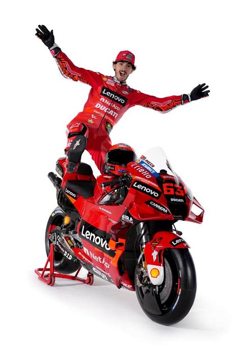 Francesco Bagnaia Ducati Team At Ducati Livery Unveil High Res