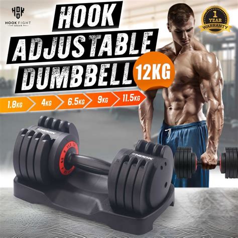 Jual Dumbbell Barble Angkat Beban Burbel Hook Adjustable Dumbell Set