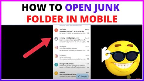 How To Open Junk Folder In Mobile YouTube