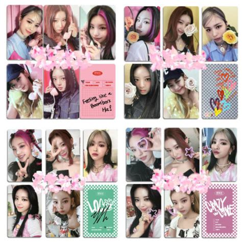 Kpop Itzy Crazy In Love Photocard St Album Self Made Autograph Cards