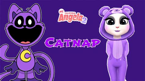 Catnap In My Talking Angela 2 And My Talking Angela 2 Winter Update Gameplay ☃️ ️ Youtube