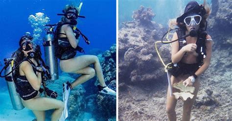 Brave Tourists STRIP Off For Naked Scuba Diving Sessions Would You