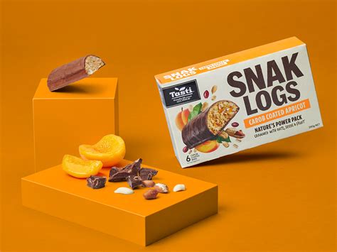 Tasti Snak Logs On Behance