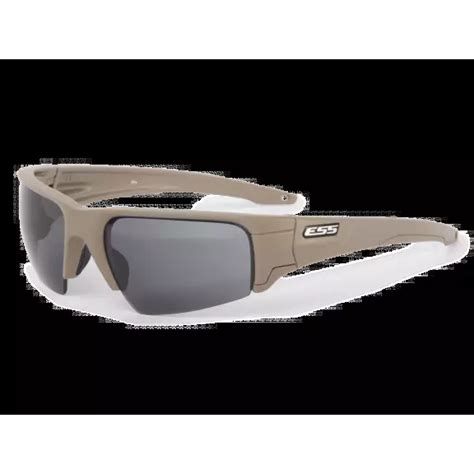 Ess® Crowbar® Ballistic Glasses Terrain Tan Clear And Smoke Gray