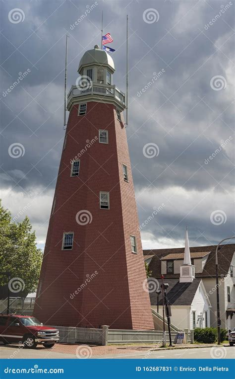 The Historical Portland Observatory, Portland Maine, USA Stock Image ...