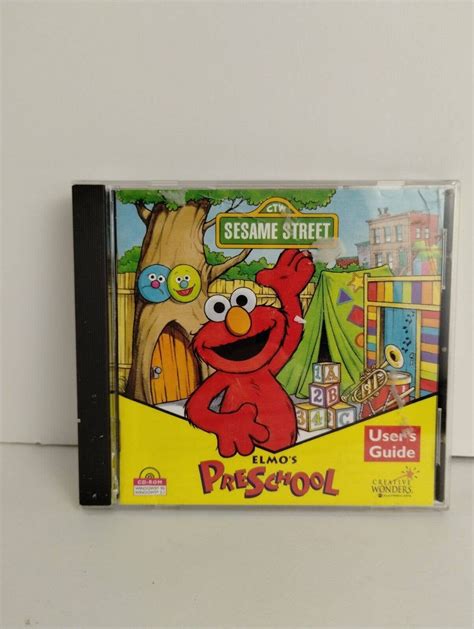 Sesame Street Elmo's Preschool CD-ROM windows 95/3.1 PC Game - Etsy