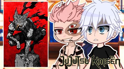 Jujutsu Kaisen React To Garou JJk One Punch Man Gacha React YouTube