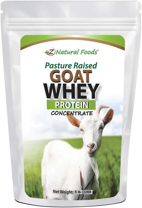 Goat Whey Protein Powder Concentrate Bulk 5 Lb Size Unflavored And Undenatured