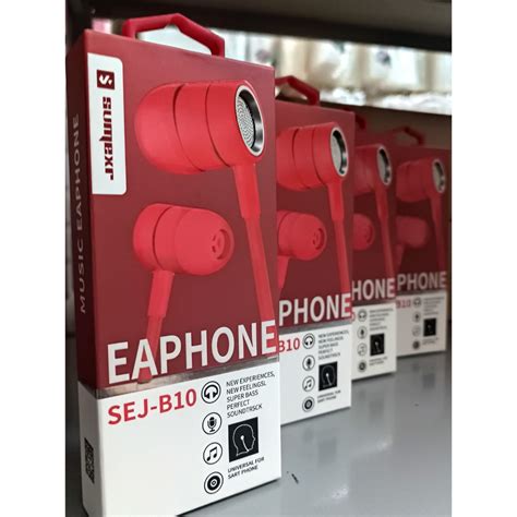 FONE DE OUVIDO INTRA AURICULAR MICROFONE EARPHONE SEJ B10 SUMEXR