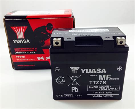 Batteria Moto Scooter Yuasa V Ah Ttz S Sigillata Sos Battery