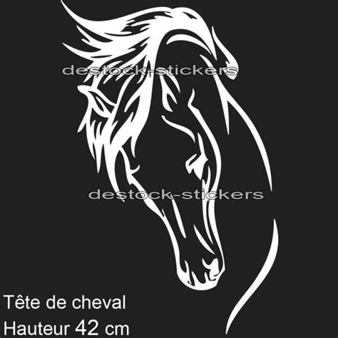 Stickers Tete De Cheval Atelier Yuwa Ciao Jp