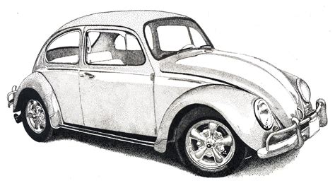 Vw Bug Drawing Cool Car Wallpapers Beetle Drawing Car Painting Vw Art