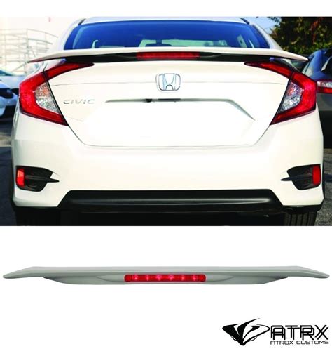 Spoiler Alerón Stop Led Jdm Honda Civic 2016 2017 2018 MercadoLibre