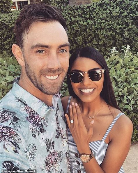 Cricketer Glenn Maxwell announces engagement to girlfriend Vini Raman ...