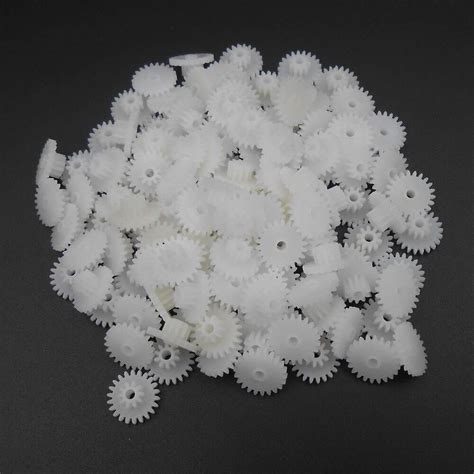 Power Transmission 100PCS 0 5 Modulus 0 5M Double Gear Reduction