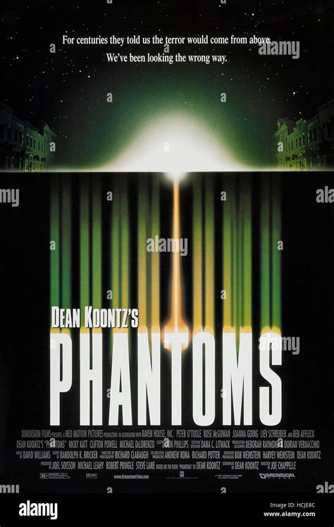 PHANTOMS, US poster art, 1998, © Dimension Films/courtesy Everett ...