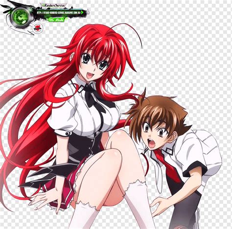 Rias Gremory High School Dxd Anime Manga Issei Hyoudou Anime Cg Artwork Black Hair Manga Png