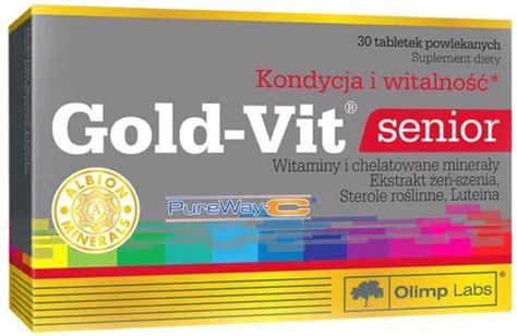 Olimp Gold Vit Senior 30 tabletek powlekanych Witaminy i minerały