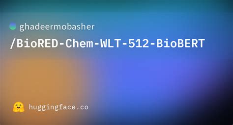 Ghadeermobasher Biored Chem Wlt Biobert Training Metrics