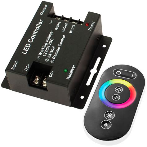 Sterownik Ta M Led Rgb Pilot Kontroler Ciemniacz Radiowy Dotykowy V