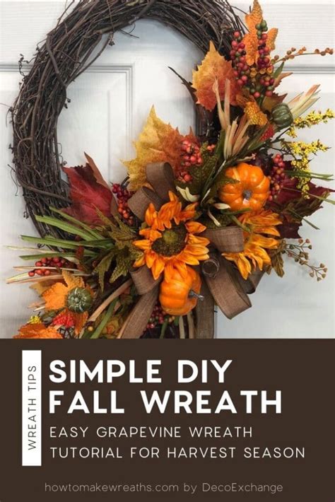 Make A Designer Diy Fall Wreath In Under 6 Minutes