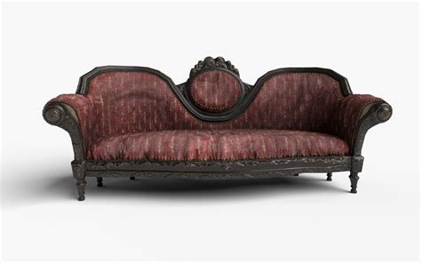 Antique Victorian Sofa 3D - TurboSquid 2133055