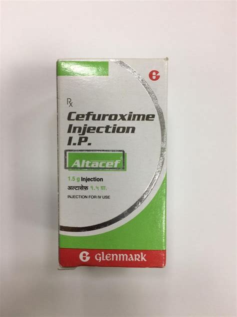 Altacef Cefuroxime Injection 1 5 G Manufacturer Glenmark