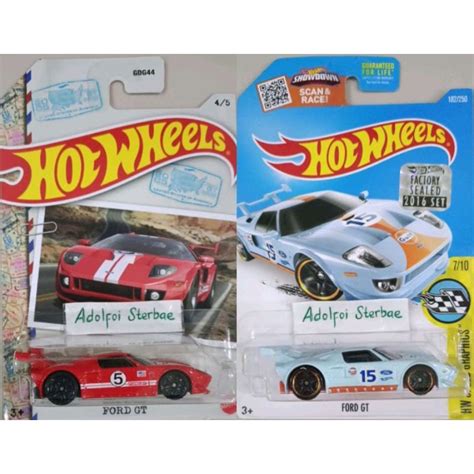 Merah Hotwheels Hot Wheels Ford Gt Factory Sealed Hw Speed Graphics Gulf Edition Atmv Stamp