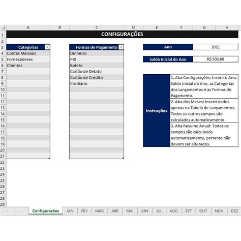 Planilha Controle De Caixa Fluxo De Caixa Descubra O Mundo Do